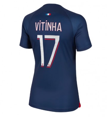 Paris Saint-Germain Vitinha Ferreira #17 Koszulka Podstawowych Kobiety 2023-24 Krótki Rękaw